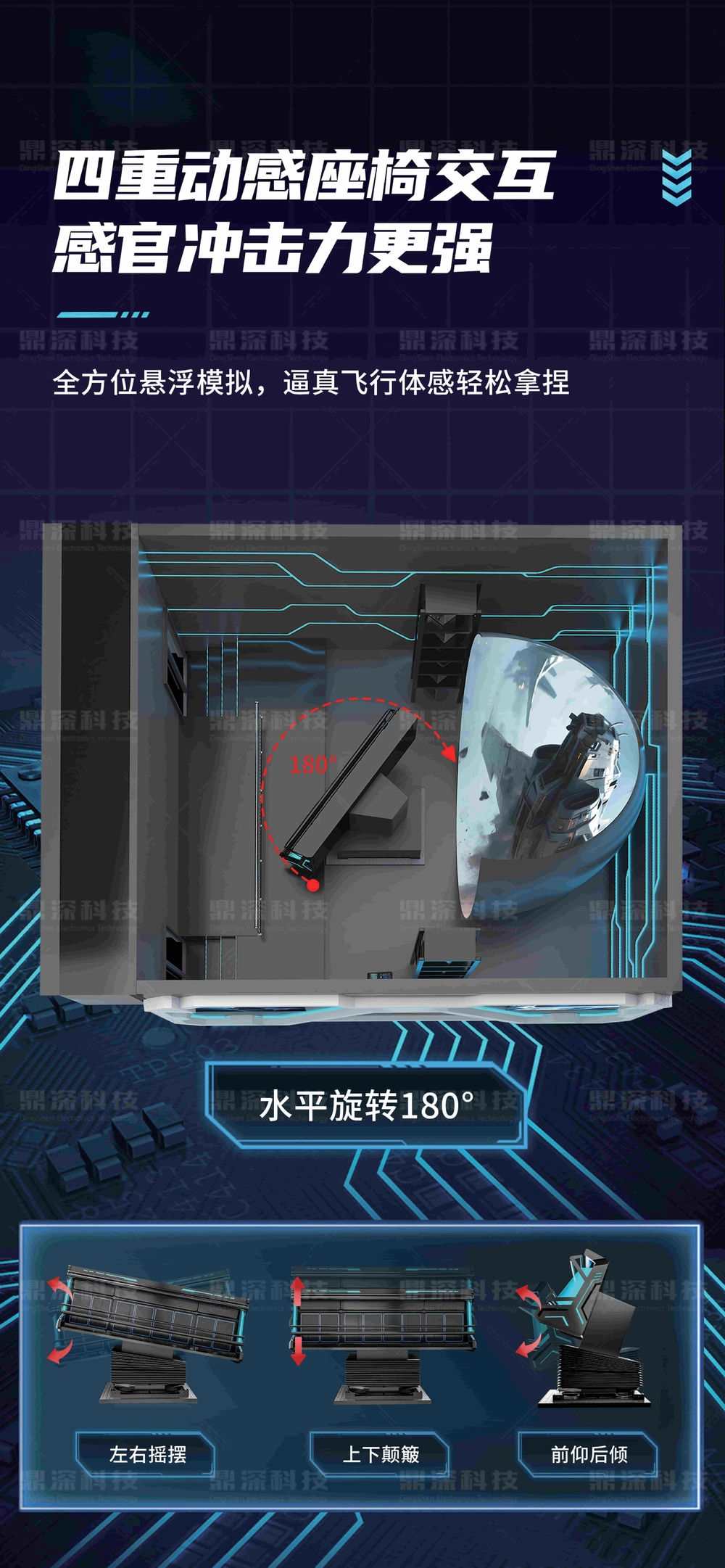球幕飛行影院 娛樂科普飛行影院設備廠家